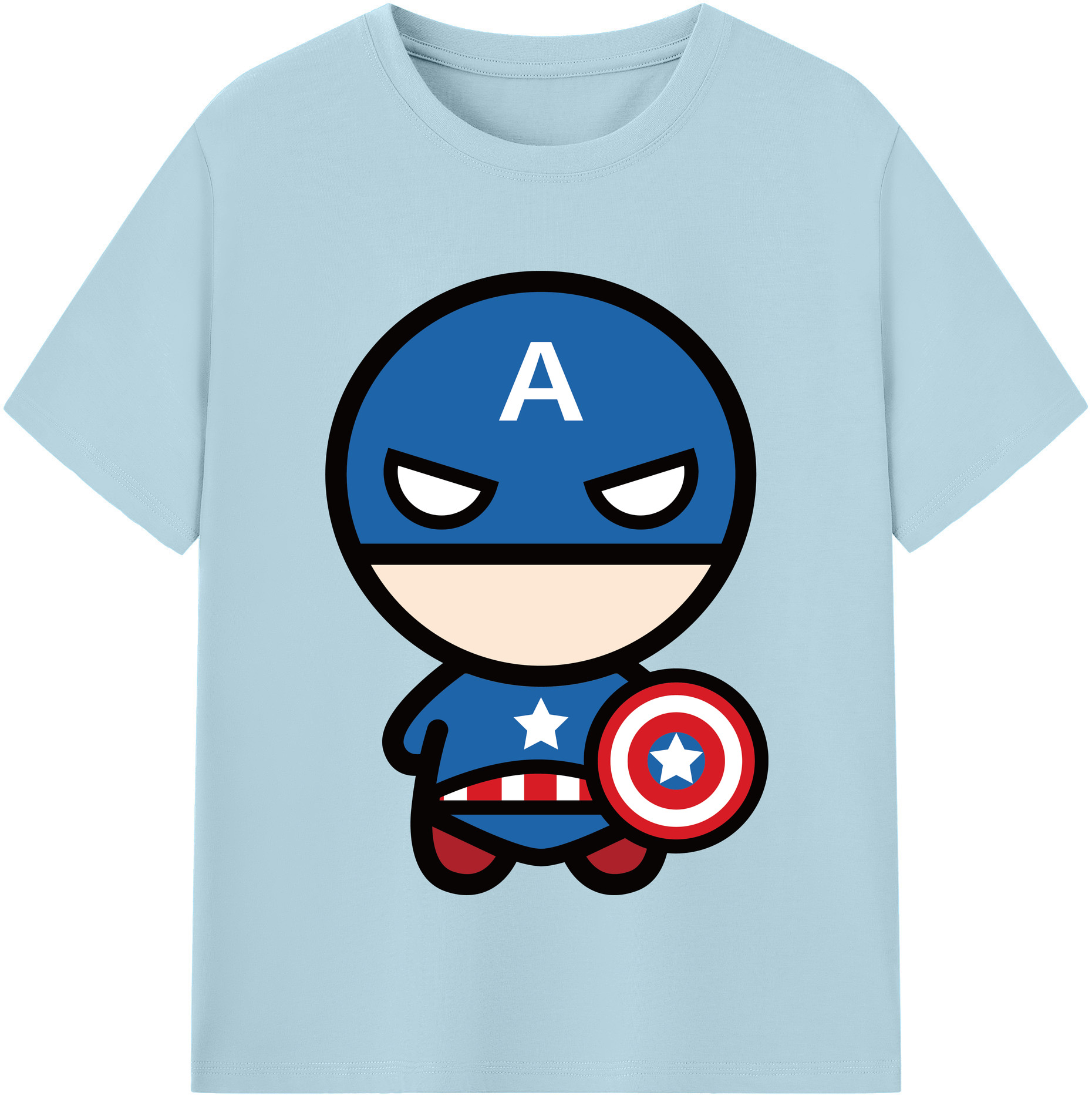 （画像用） アベンジャーズ The Avengers 綿100％半袖Tシャツ（フロントプリント）